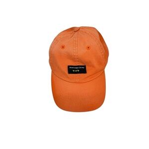 Women’s Nantucket Chicks One Size Adjustable Orange 100% Cotton Baseball Cap